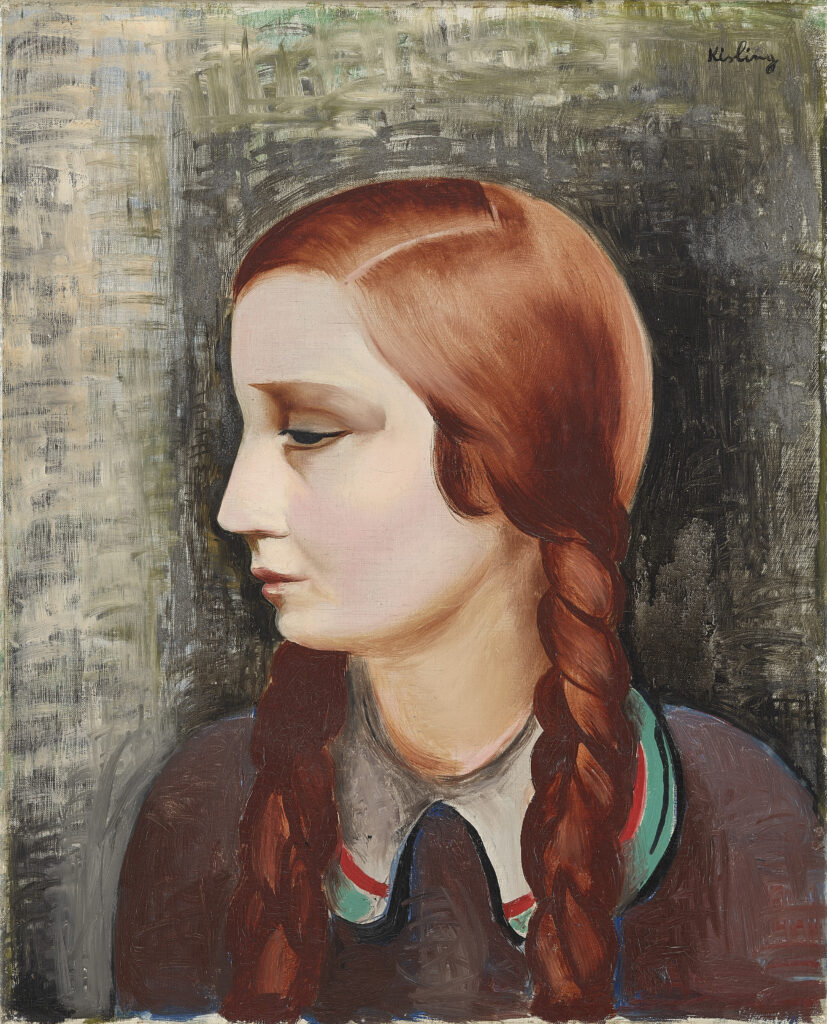 Mojżesz Kisling, olej na płótnie, 1930