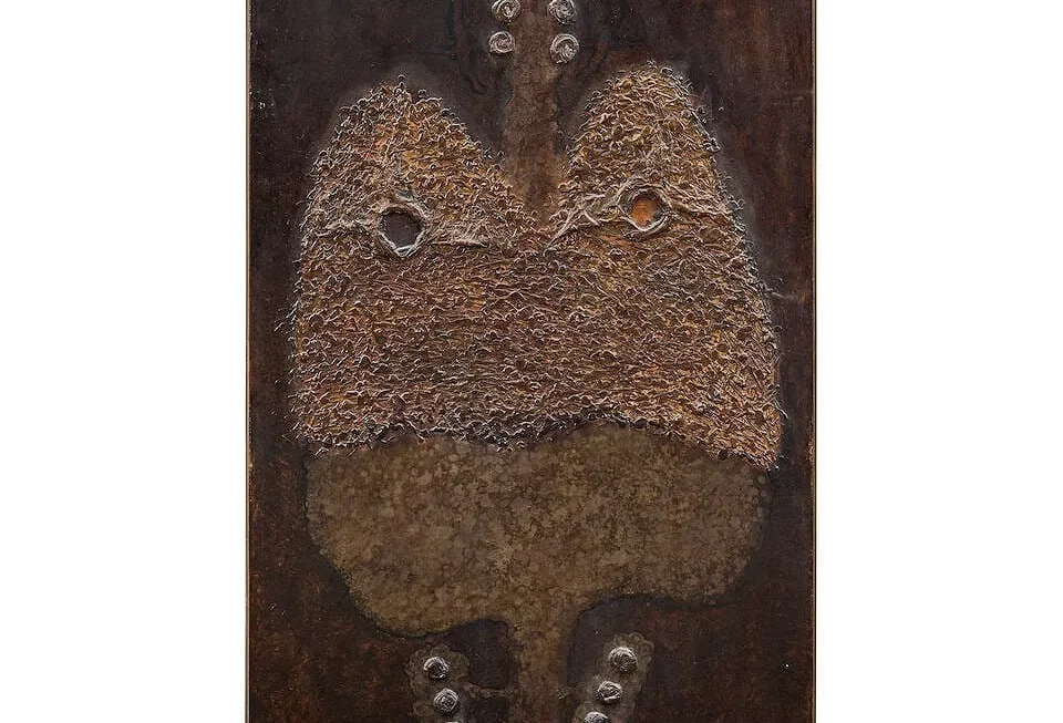 Jan Lebenstein, Figure 131, olej na płótnie, 1962