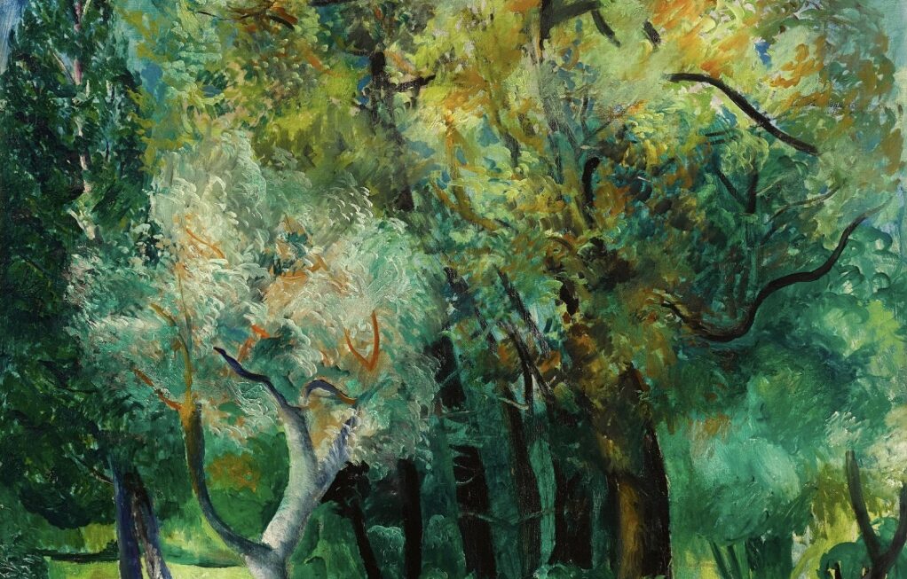 Mojżesz Kisling, Paysage de Provence, olej na płótnie, 1921