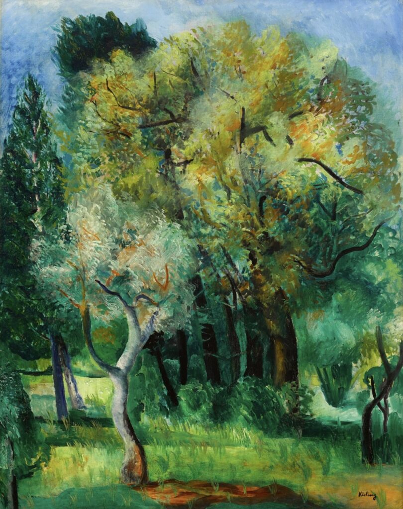Mojżesz Kisling, Paysage de Provence, olej na płótnie, 1921