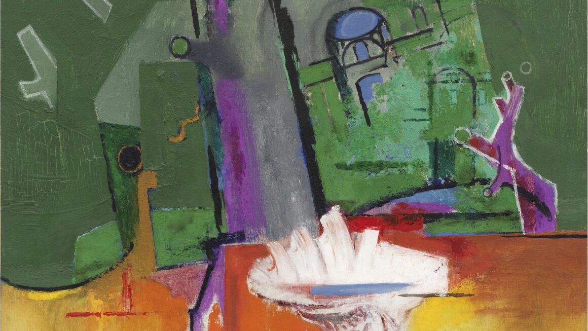 Louis Marcoussis, Composition au coquillage, olej na płótnie, 1940