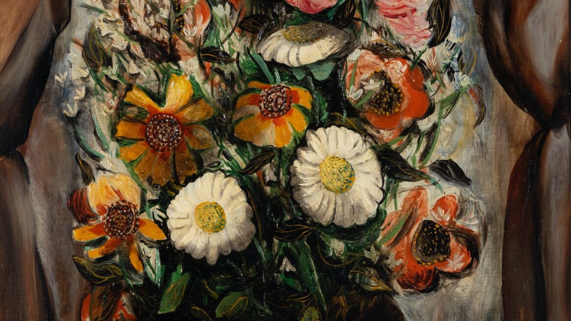 Mojżesz Kisling, Fleurs (Kwiaty), olej na płótnie, 1928