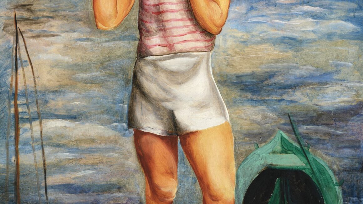 Mojżesz Kisling, Le Pêcheur (Rybak), olej na płótnie, około 1924
