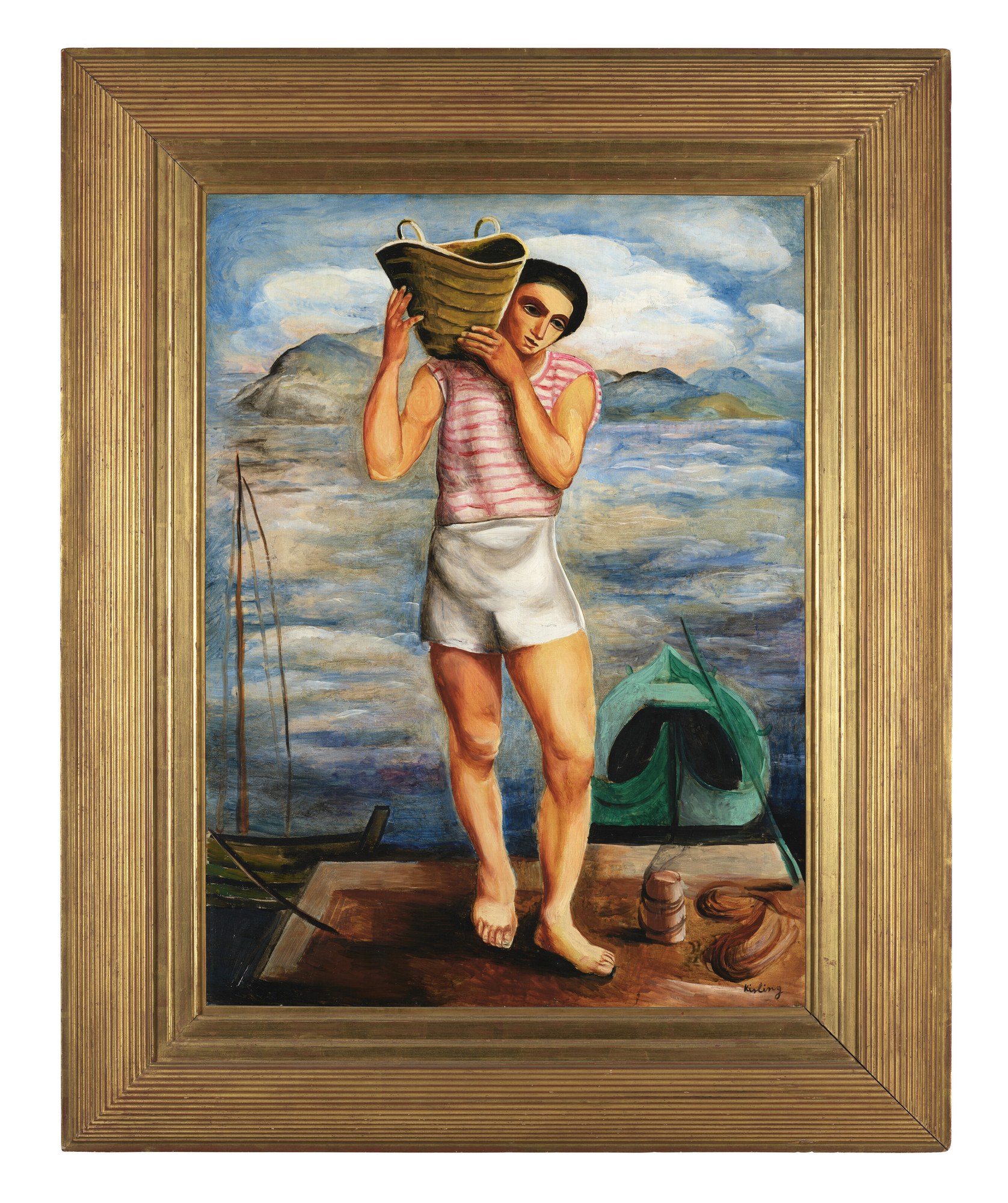 Mojżesz Kisling, Le Pêcheur w złoconej ramie