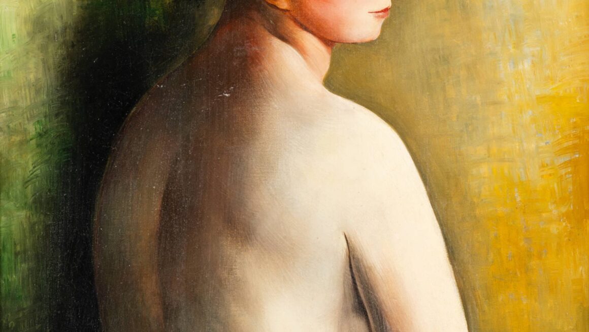 Mojżesz Kisling, Nu de dos (Akt z tyłu), olej na płótnie