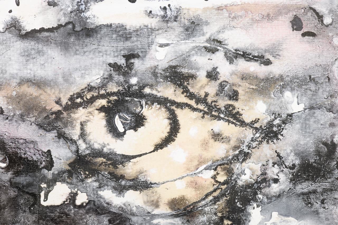 Rajmund Ziemski, Abstrakte Komposition, 1970, zbliżenie oka